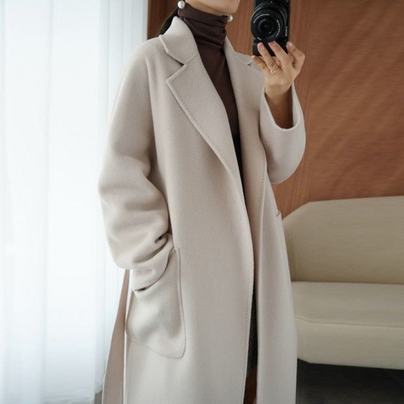 Hepburn Chic Loose Jacket - Dreamy Korean Style | same ANTHEM - Beige / L