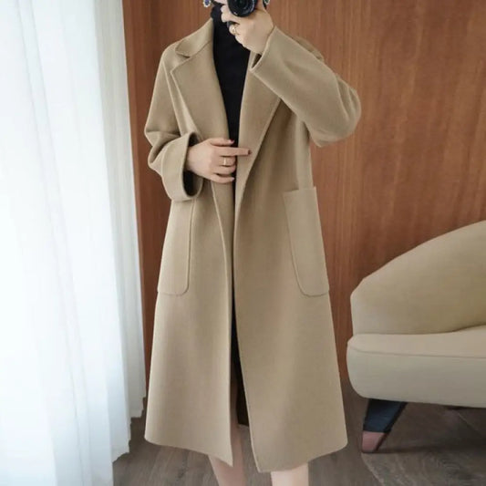 Hepburn Chic Loose Jacket - Dreamy Korean Style | same ANTHEM - Cocoa / L