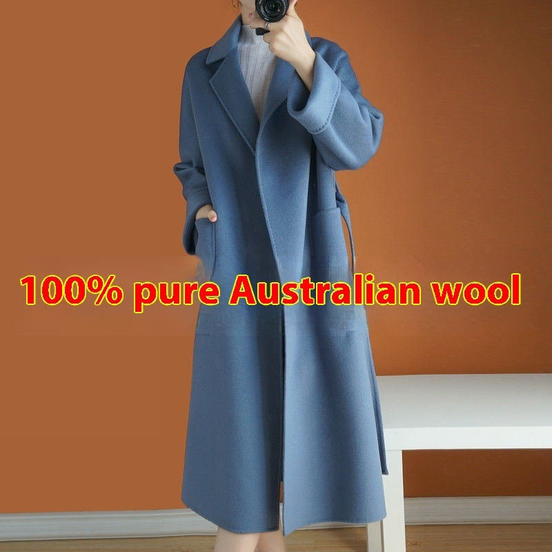 Hepburn Chic Loose Jacket - Dreamy Korean Style | same ANTHEM - Fog Blue / L