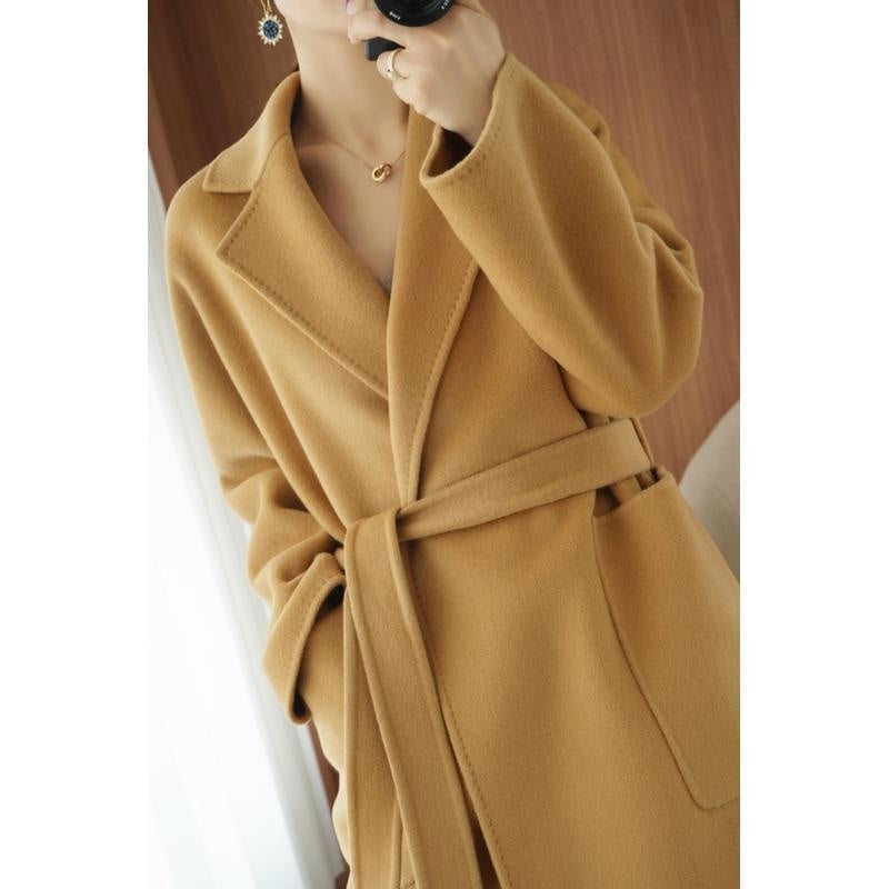Hepburn Chic Loose Jacket - Dreamy Korean Style | same ANTHEM - Golden Camel / L