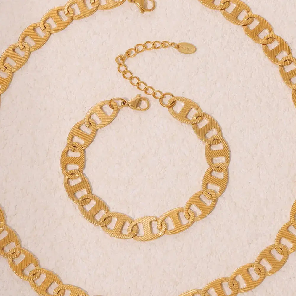 HHandmade Plated Bracelet | same ANTHEM. - Gold / One Size