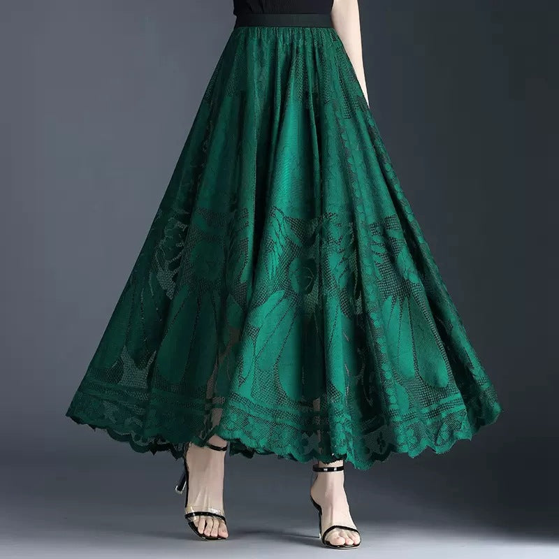 High Waist A-Line Gauzy Skirt – Romantic Elegance for Lovers | Same ANTHEM