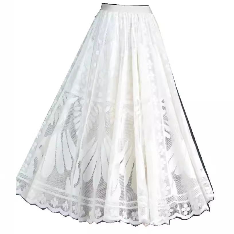 High Waist A-Line Gauzy Skirt – Romantic Elegance for Lovers | Same ANTHEM