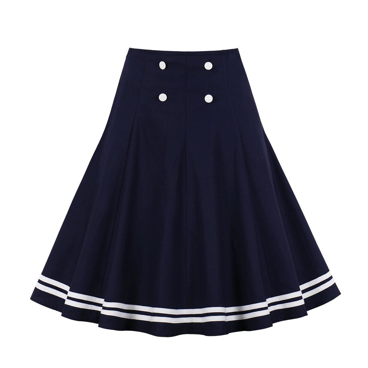 High-Waisted A-Line Skirt | Lover’s Skirt with Marine & French Connection Vibes | same ANTHEM