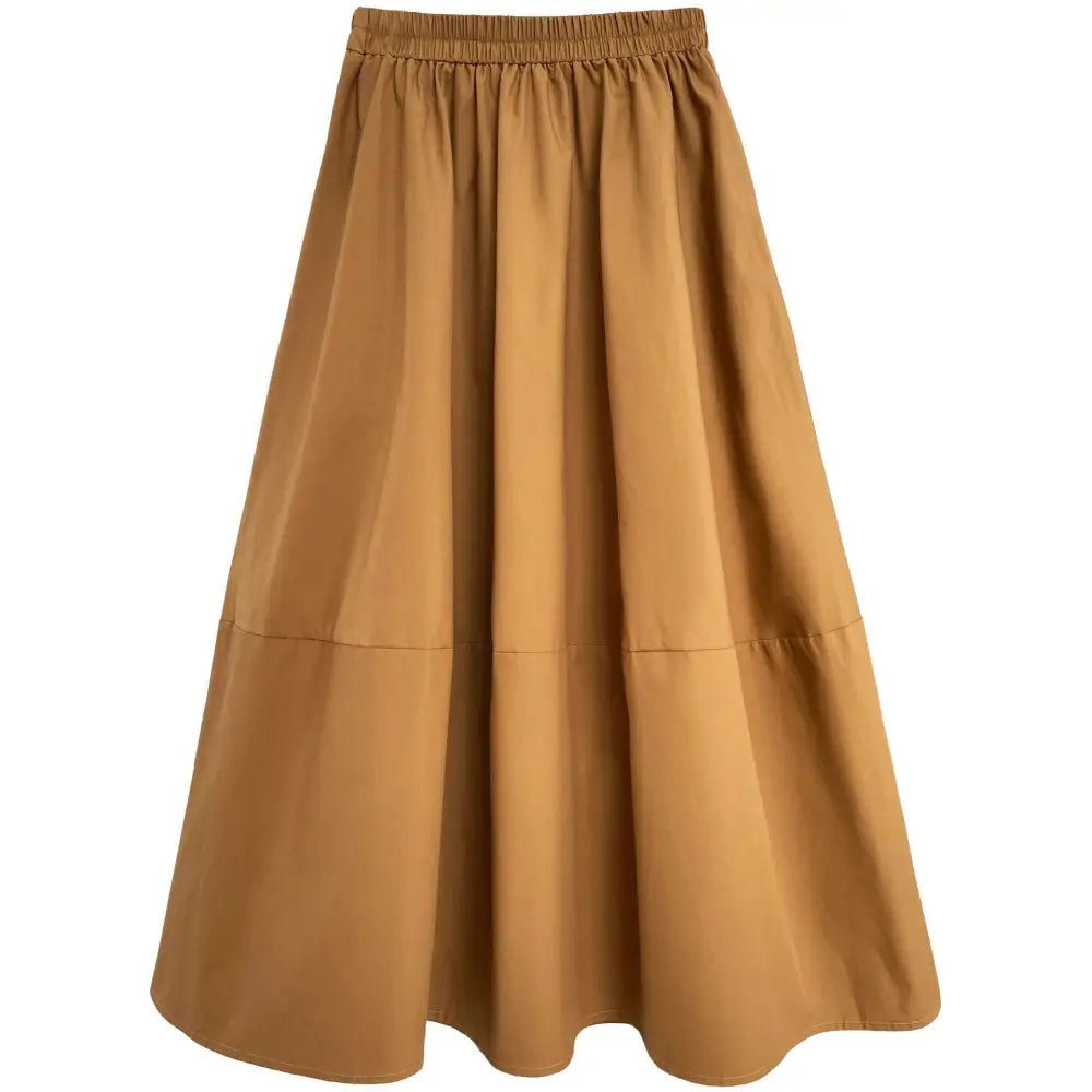 High Waisted Fluffy A-Line Skirt | Mid Length Swing Umbrella Skirt | same ANTHEM