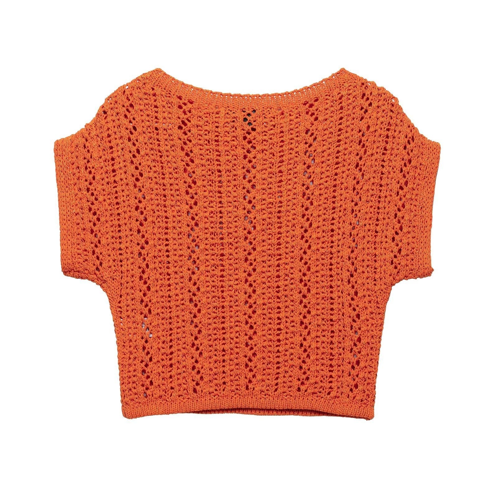 Hollow Knit Short Sleeve Top – Soulmate Streetwear | same ANTHEM