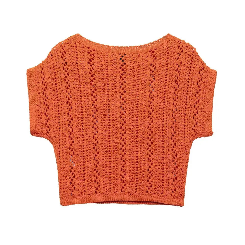 Hollow Knit Short Sleeve Top – Soulmate Streetwear | same ANTHEM