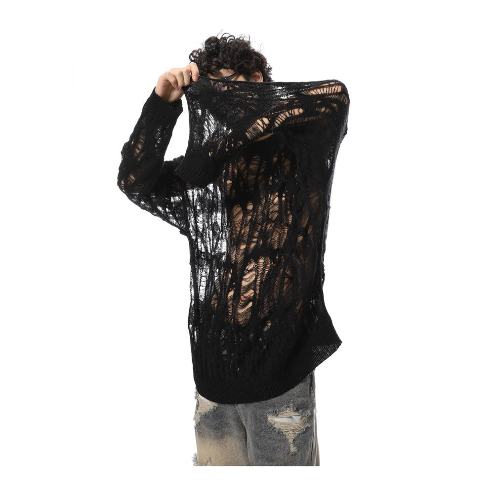 Hollow Out Pullover Sweater for Women | same ANTHEM. Soulmate Streetwear