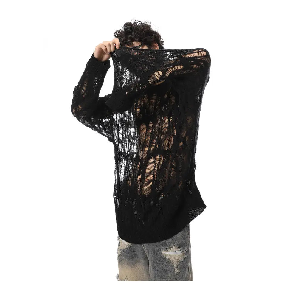 Hollow Out Pullover Sweater for Women | same ANTHEM. Soulmate Streetwear