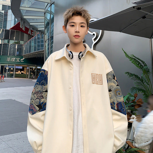Hong Kong Style Spring Jacket – Urban Layers | same ANTHEM. - Beige / 5XL