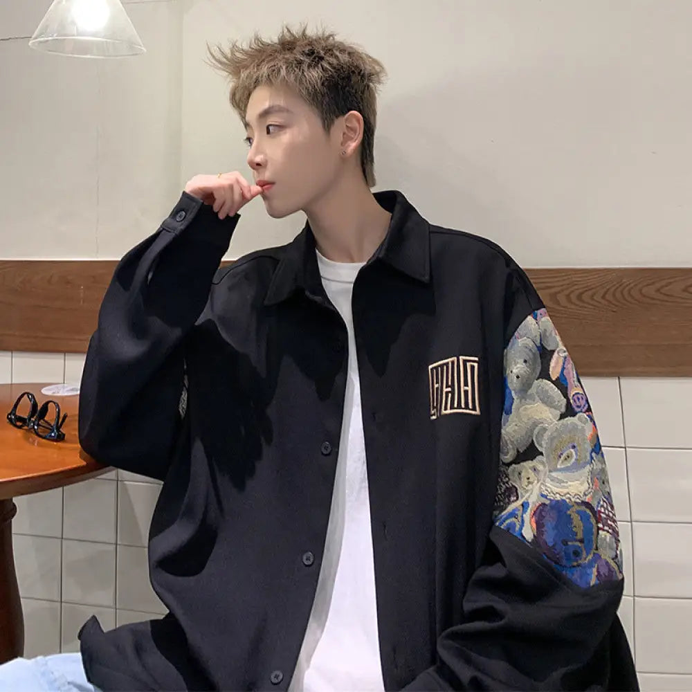 Hong Kong Style Spring Jacket – Urban Layers | same ANTHEM. - Black / 5XL