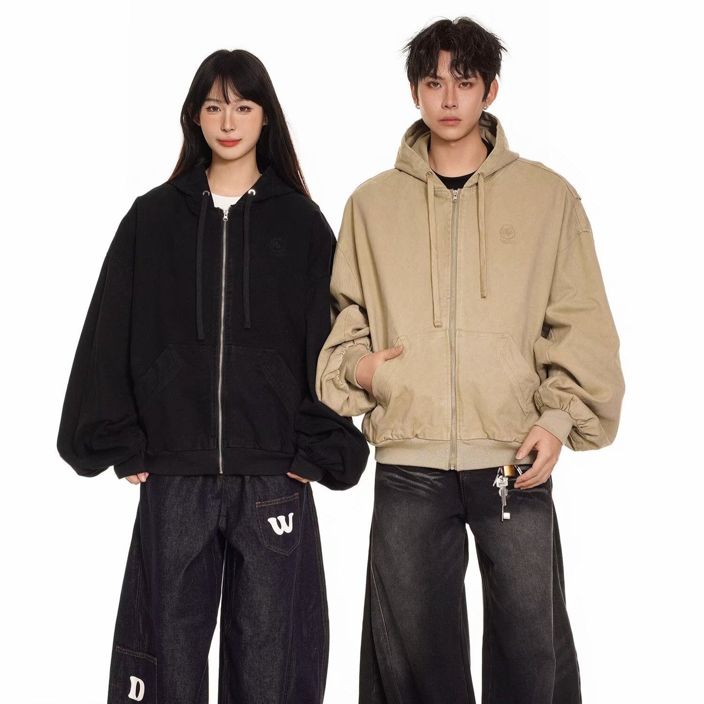 Hooded Mountain Workwear Jacket – Loose Silhouette Streetwear | same ANTHEM