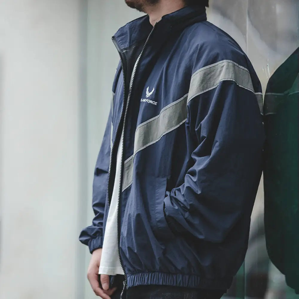 Hooded Pilot Jacket Loose Training Wear Men | same ANTHEM. Men’s Coats | Classic & Casual Streetwear