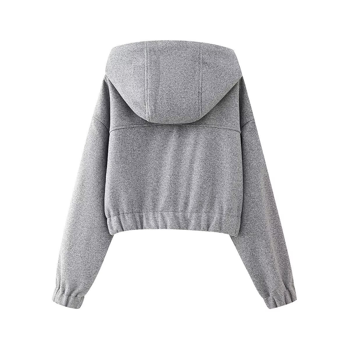 Hooded Zipper Sweatshirt Jacket – Casual Streetwear for Soulmates | same ANTHEM
