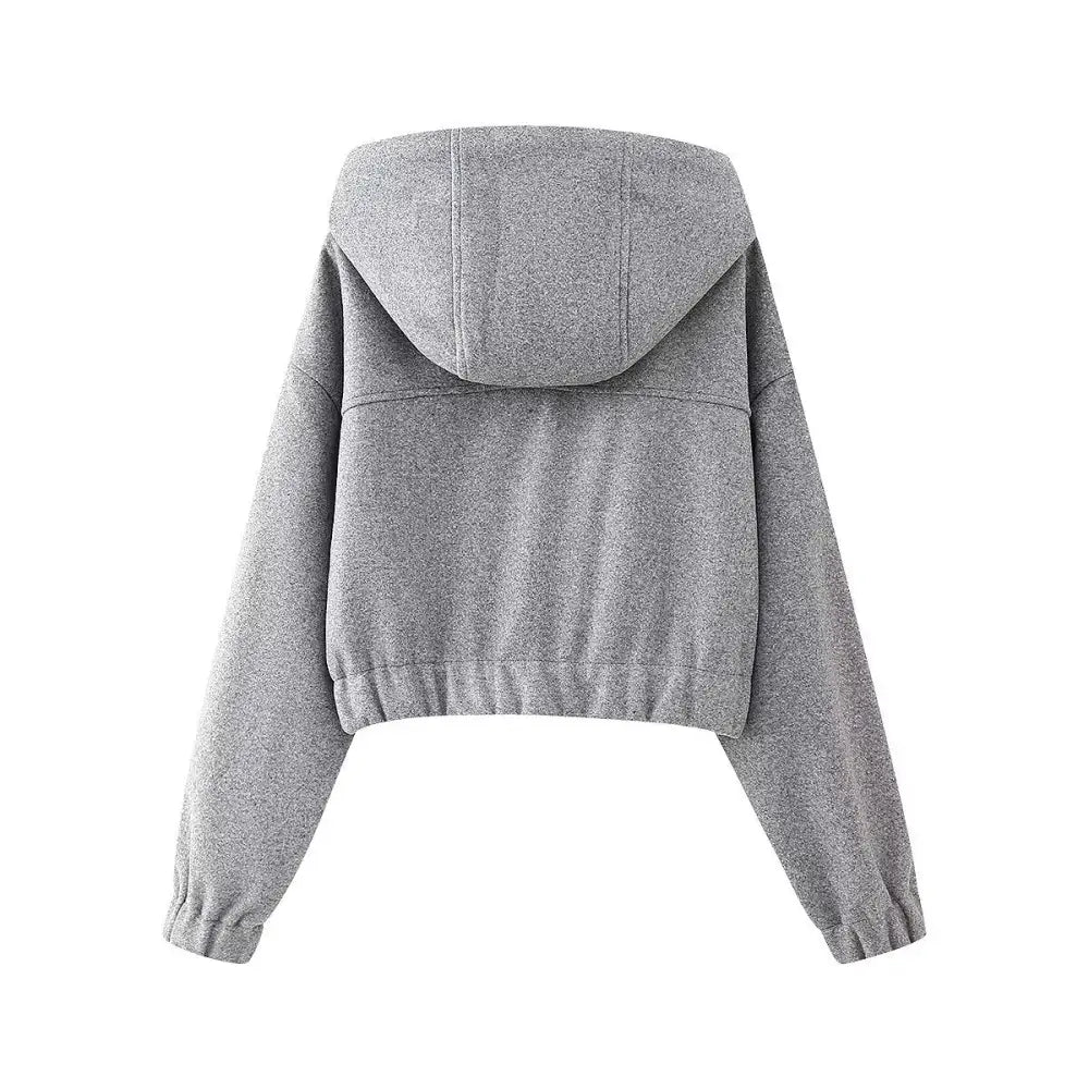 Hooded Zipper Sweatshirt Jacket – Casual Streetwear for Soulmates | same ANTHEM