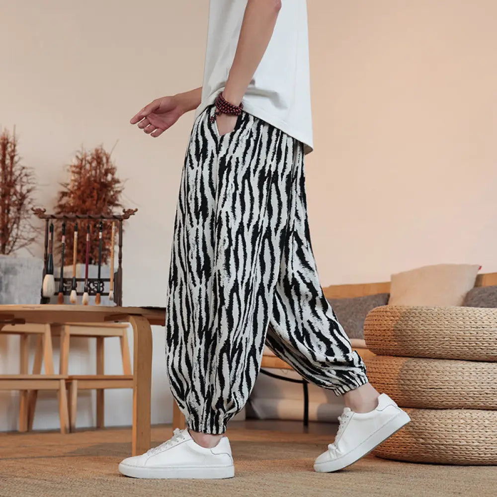 Ice Cotton Harem Lantern Pants – Loose Wide Leg Streetwear | same ANTHEM.