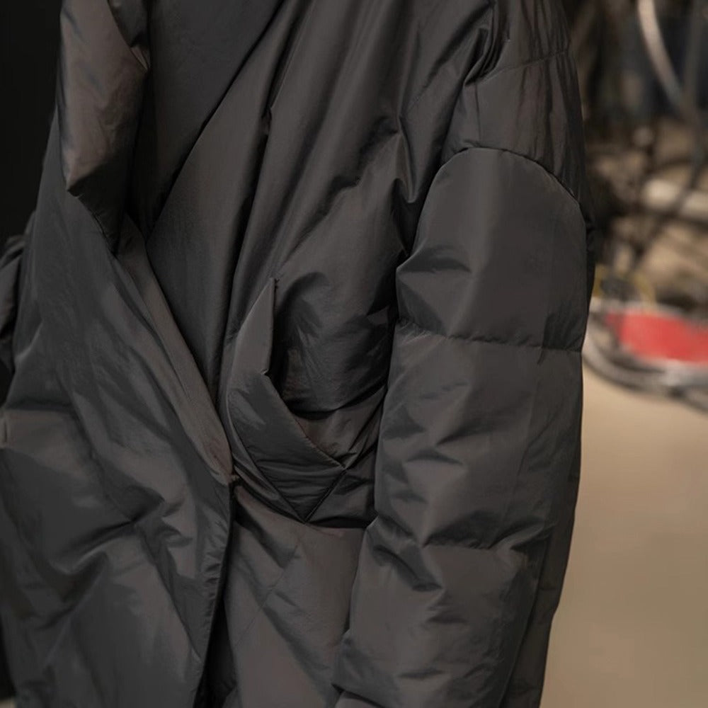 IrIrregular Down Jacket | same ANTHEM. - black / one size