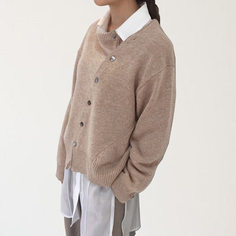 Irregular Lazy Style Sweater Cardigan – dreamy soulmate streetwear | same ANTHEM.