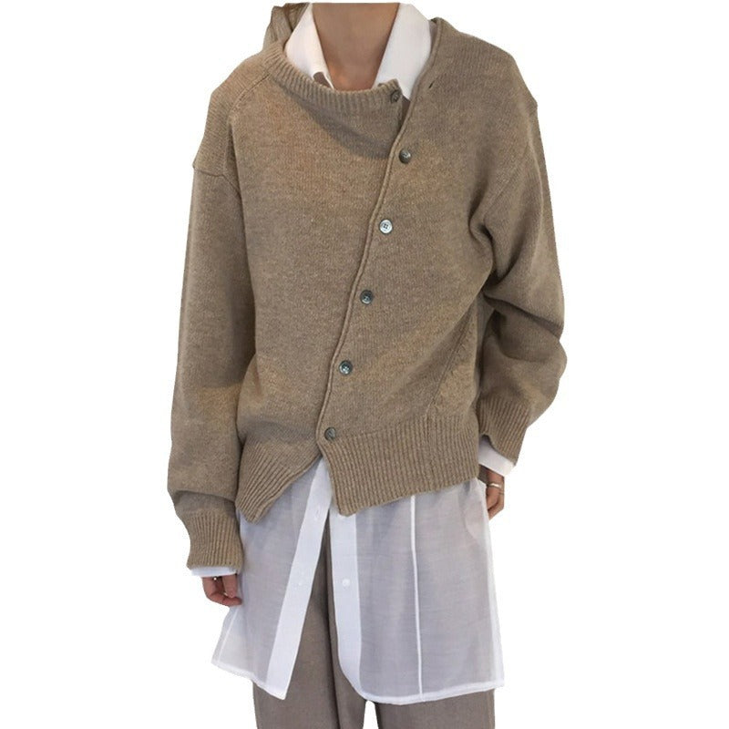 Irregular Lazy Style Sweater Cardigan – dreamy soulmate streetwear | same ANTHEM.