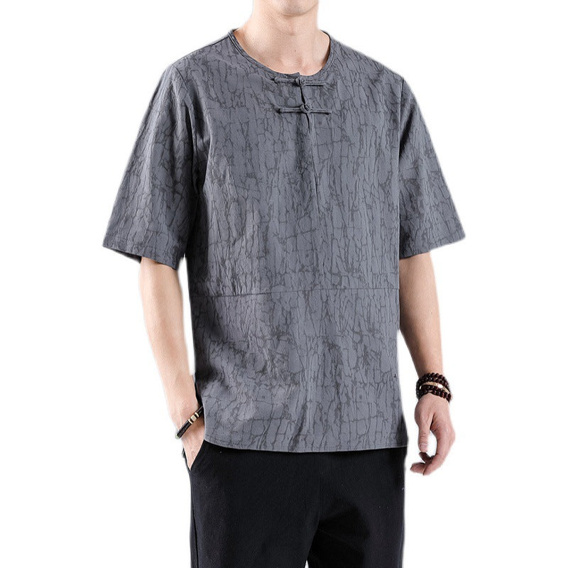Jacquard Chinese-Style Tee – same ANTHEM. Soulmate Streetwear for Him