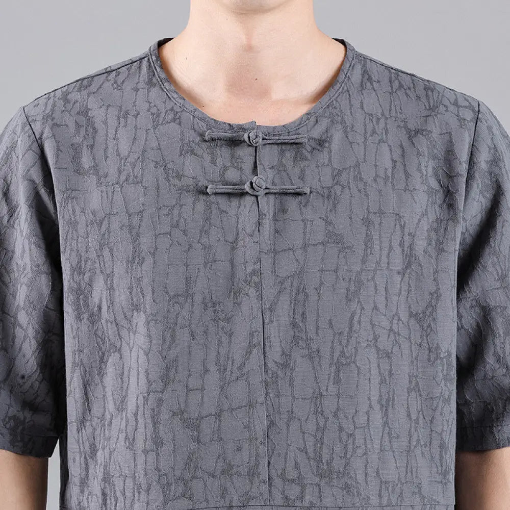 Jacquard Chinese-Style Tee – same ANTHEM. Soulmate Streetwear for Him
