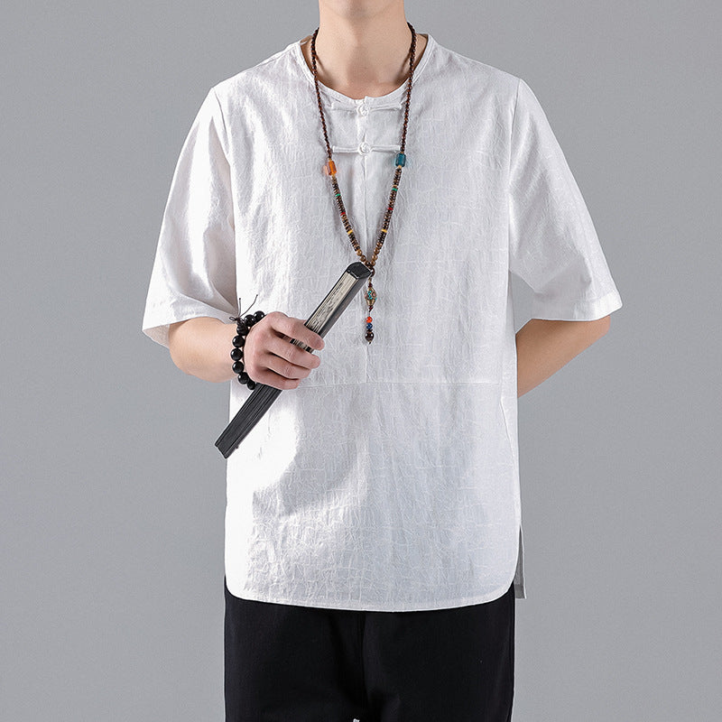 Jacquard Chinese-Style Tee – same ANTHEM. Soulmate Streetwear for Him