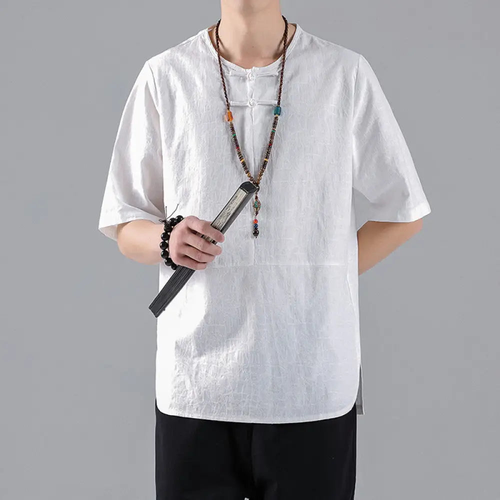Jacquard Chinese-Style Tee – same ANTHEM. Soulmate Streetwear for Him