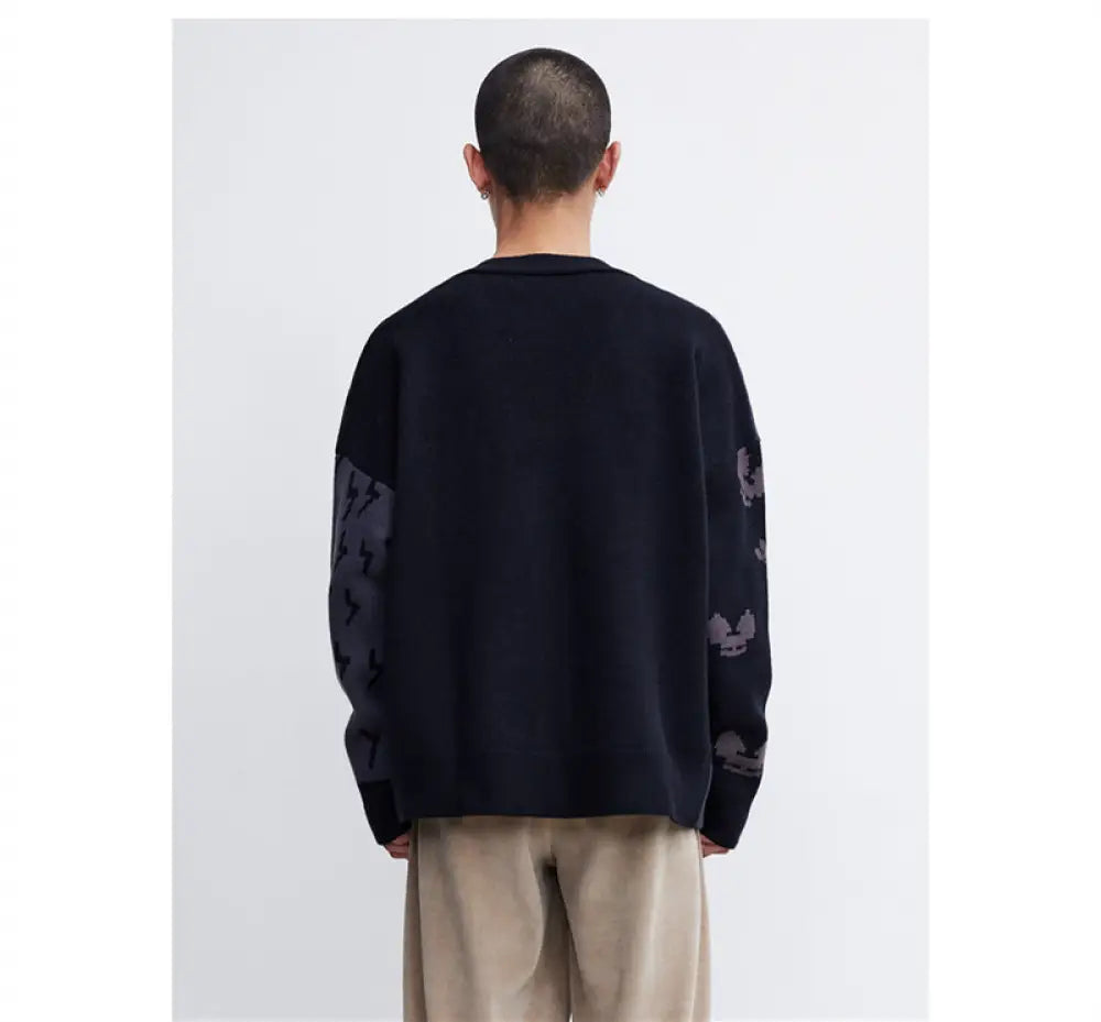 Jacquard Knit Jacket | same ANTHEM. - cardigan