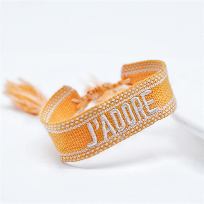 J’ADORE Woven Bracelet | same ANTHEM. – Handmade Reminder for the Heart