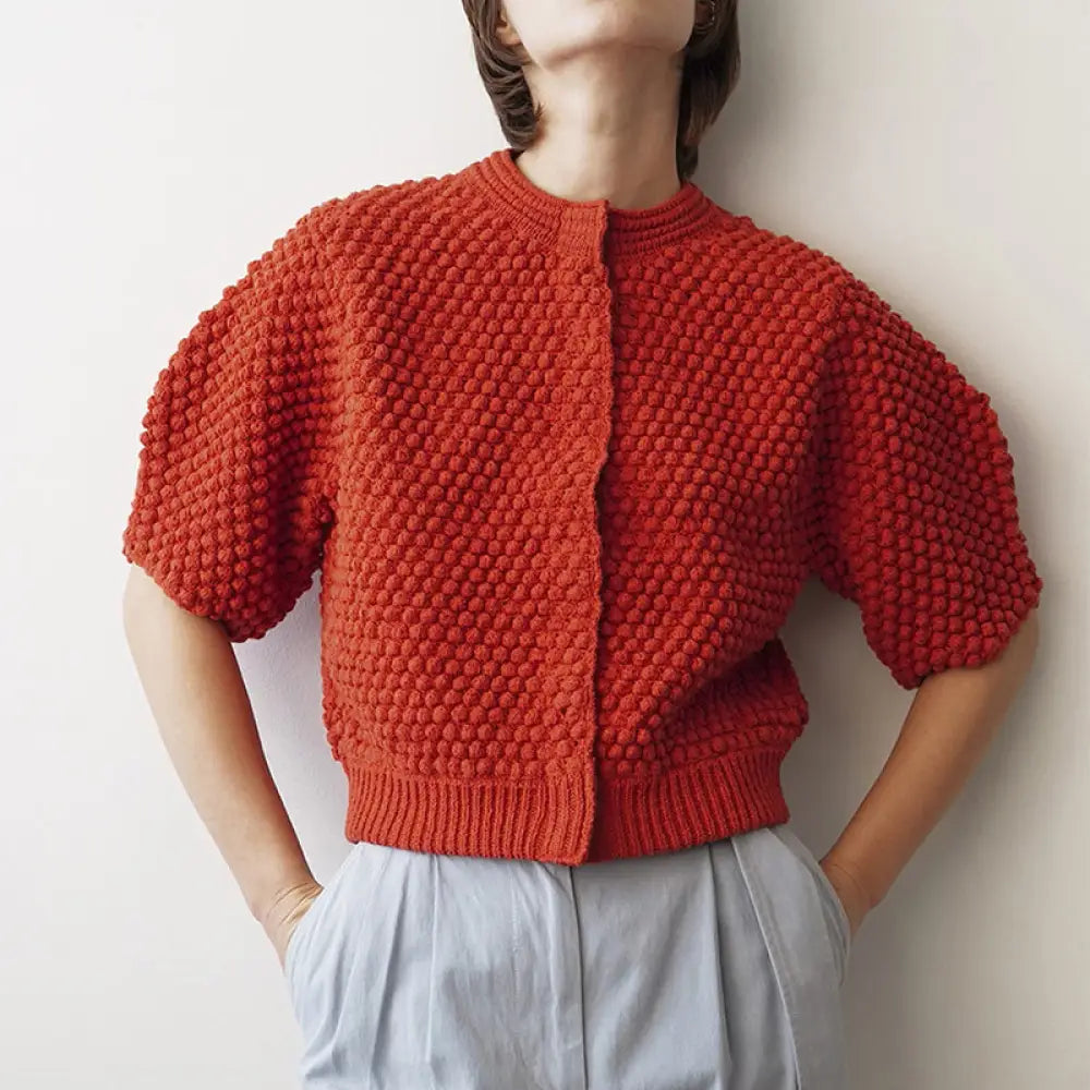 Japanese Cardigan – Elegant Air-Conditioned Knit | same ANTHEM