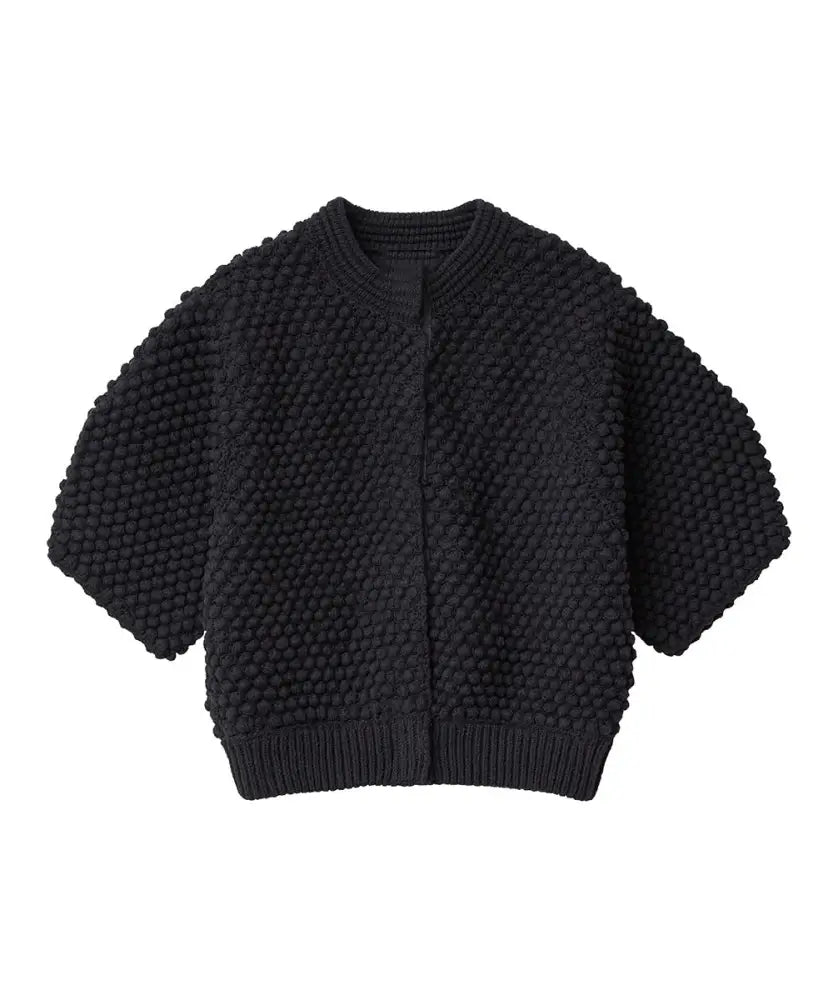 Japanese Cardigan – Elegant Air-Conditioned Knit | same ANTHEM - Black / S