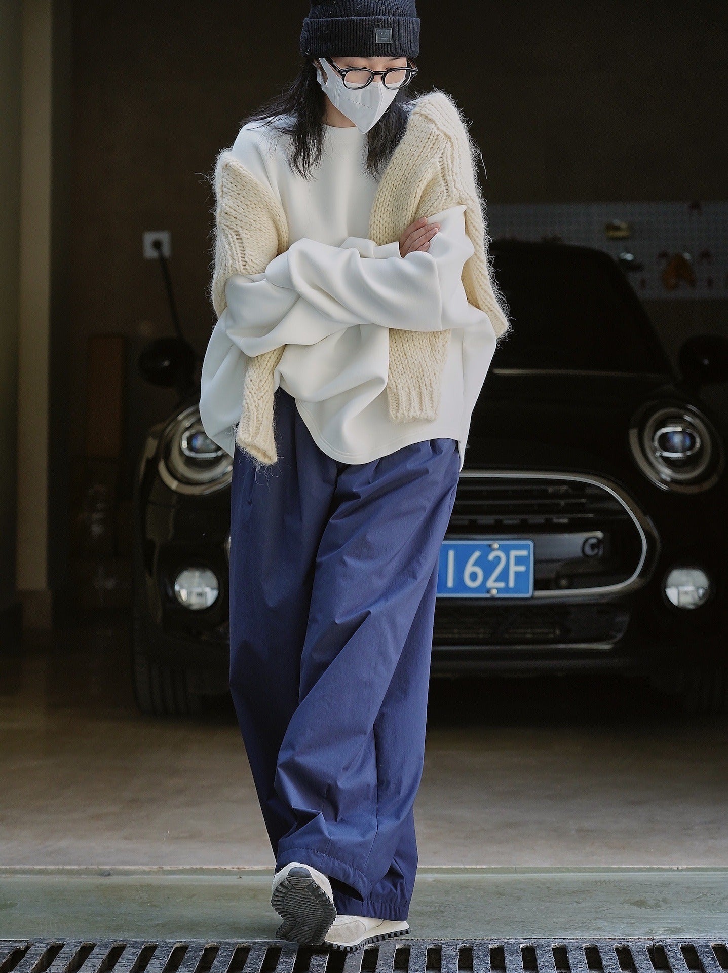 Japanese Retro Wide-Leg High Waist Warm Pants – Soulmate Streetwear | same ANTHEM.
