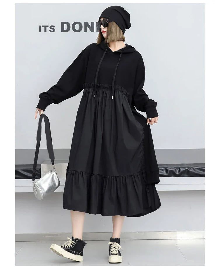 Japanese Style Patchwork Dress – Soulmate Streetwear | same ANTHEM - black / One Size