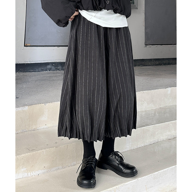 Japanese Style Velvet Lantern Pants – Casual Chic Streetwear for Soulmates | Same ANTHEM - dark gray / one size