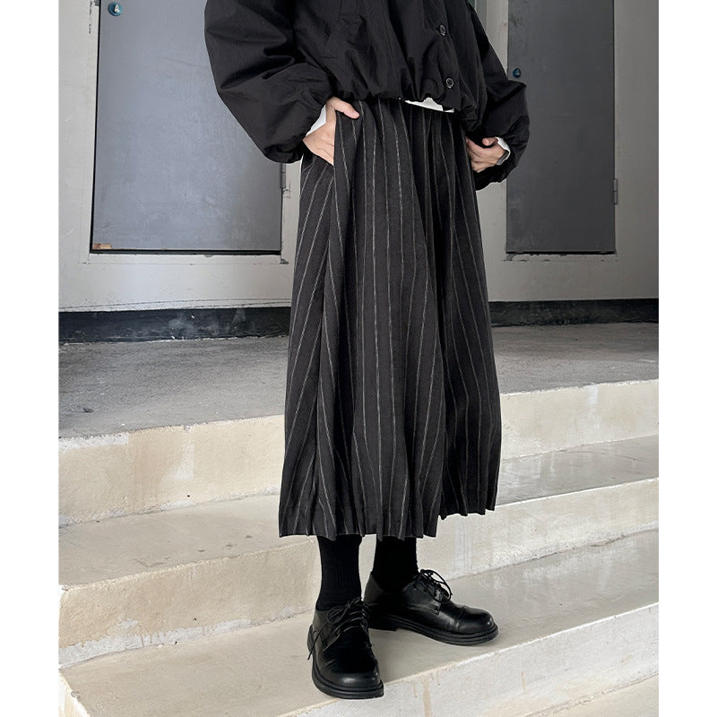 Japanese Style Velvet Lantern Pants – Casual Chic Streetwear for Soulmates | Same ANTHEM - dark gray / one size