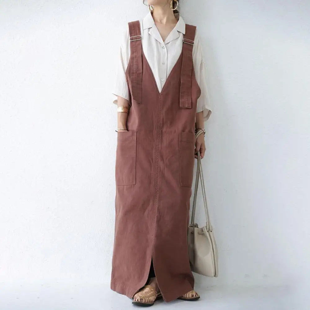 Japanese Wide-Leg Suspender Skirt | same ANTHEM
