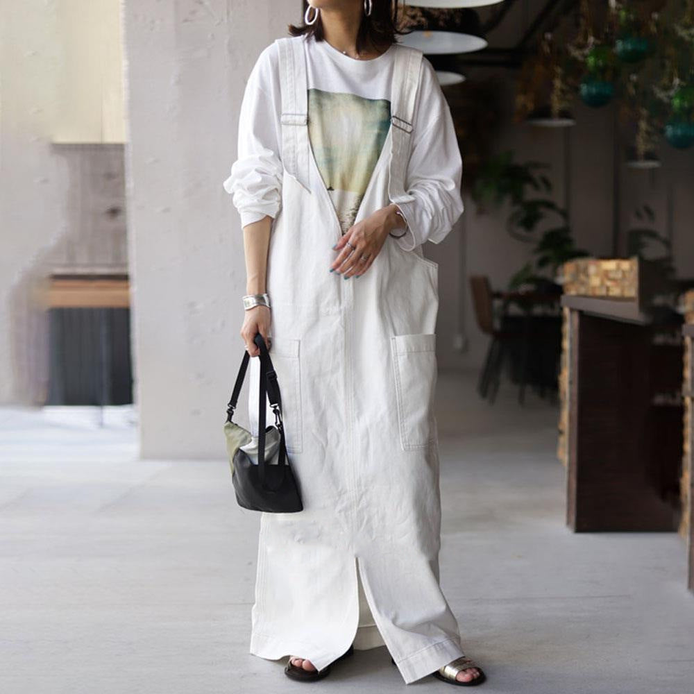 Japanese Wide-Leg Suspender Skirt | same ANTHEM