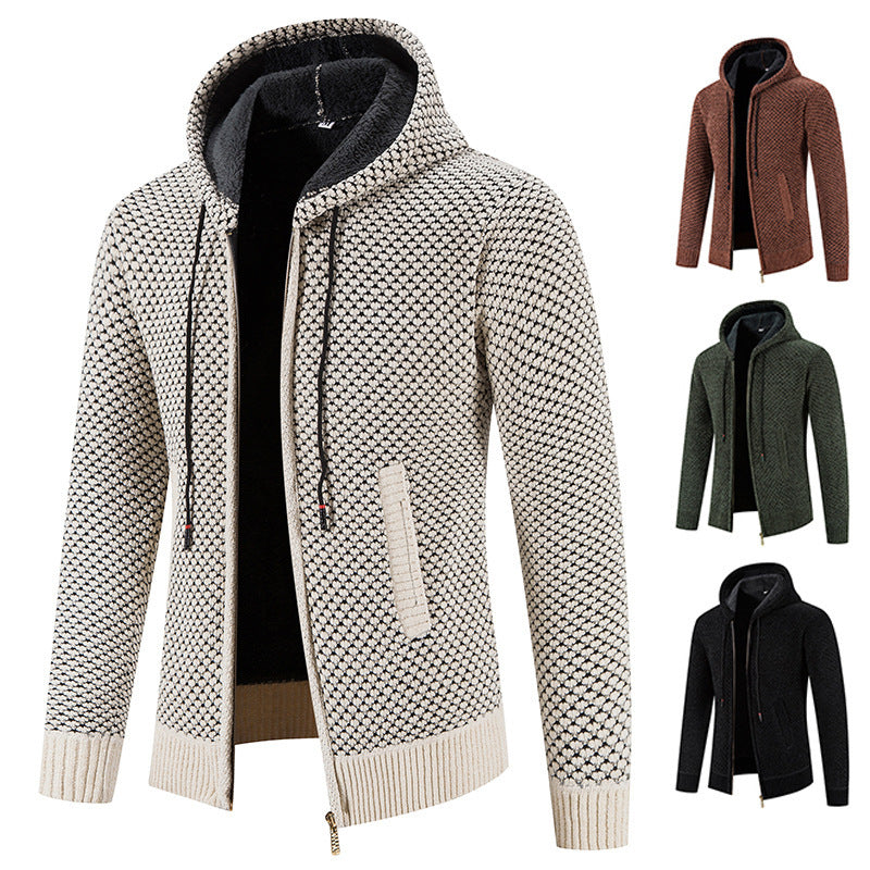 Knit Fleece Hooded Coat – Soft Soul Streetwear | same ANTHEM.