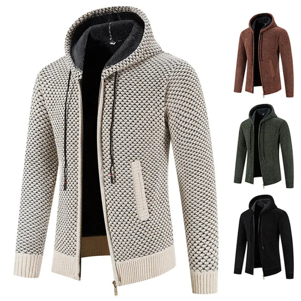 Knit Fleece Hooded Coat – Soft Soul Streetwear | same ANTHEM.