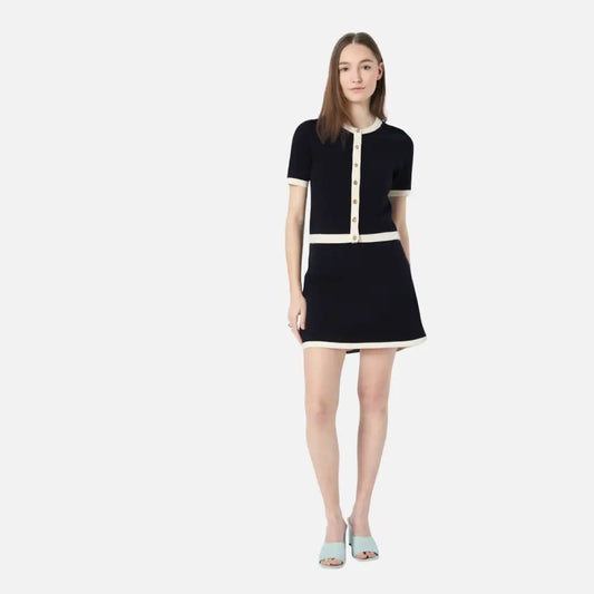 Knitted French Mini Suit Set – same ANTHEM