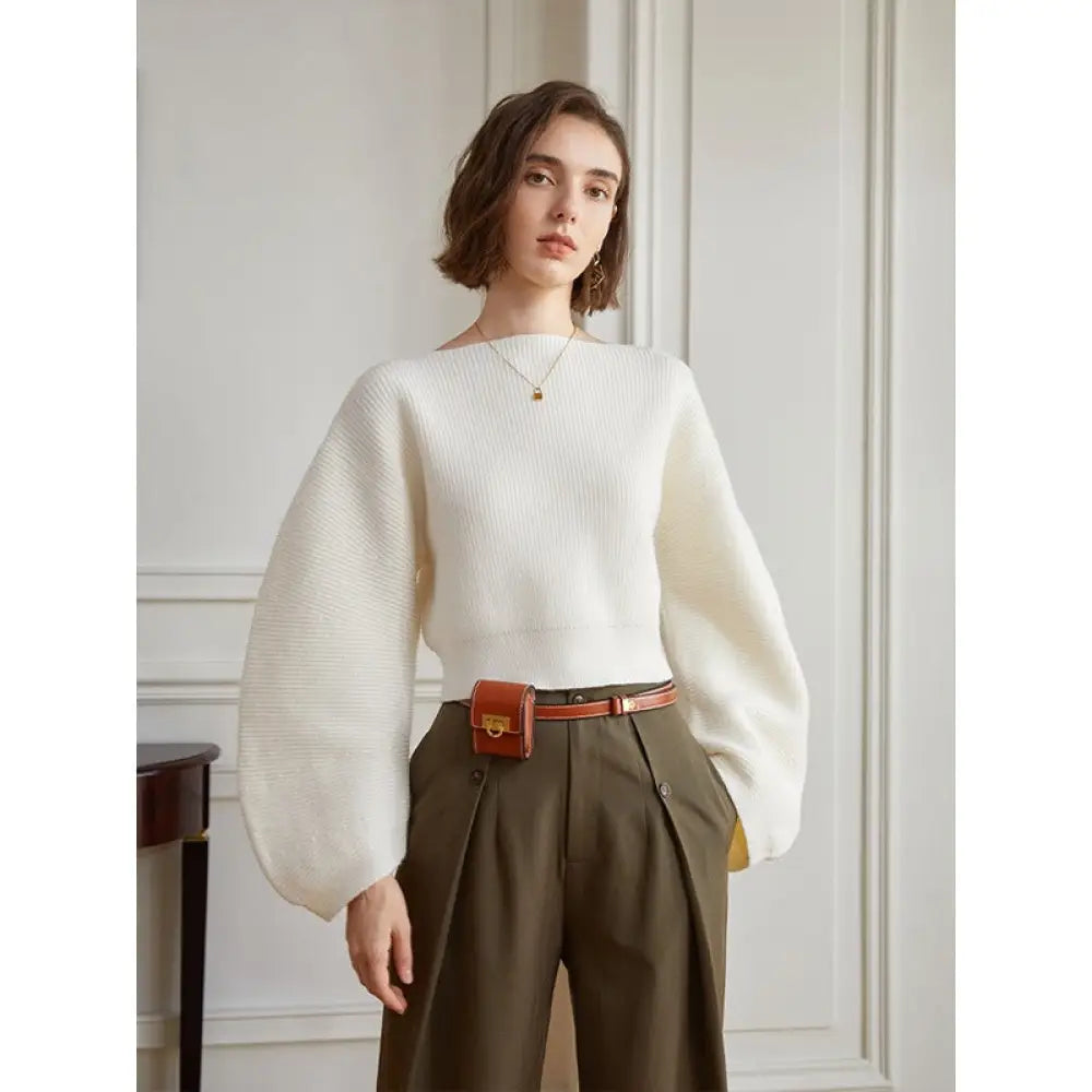 Knitted Long Sleeve Sweater | same ANTHEM.