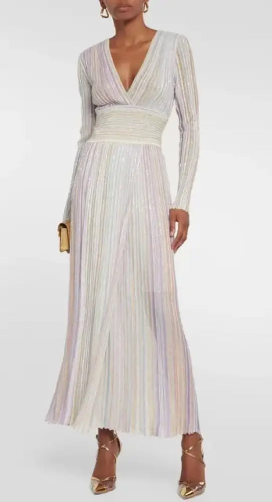 Knitted Long Sleeved Dress | same ANTHEM. - as show / S