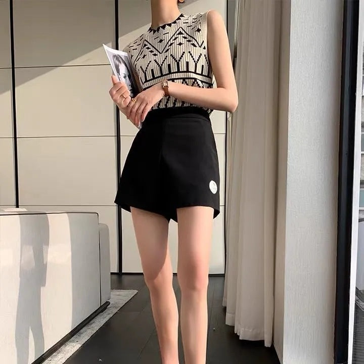 Knitted Sleeveless Vintage Vest | same ANTHEM. Elegant Streetwear for Lovers