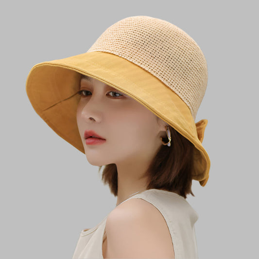 Korean Bow Sunshade Hat – Soulmate Streetwear Essential | same ANTHEM.