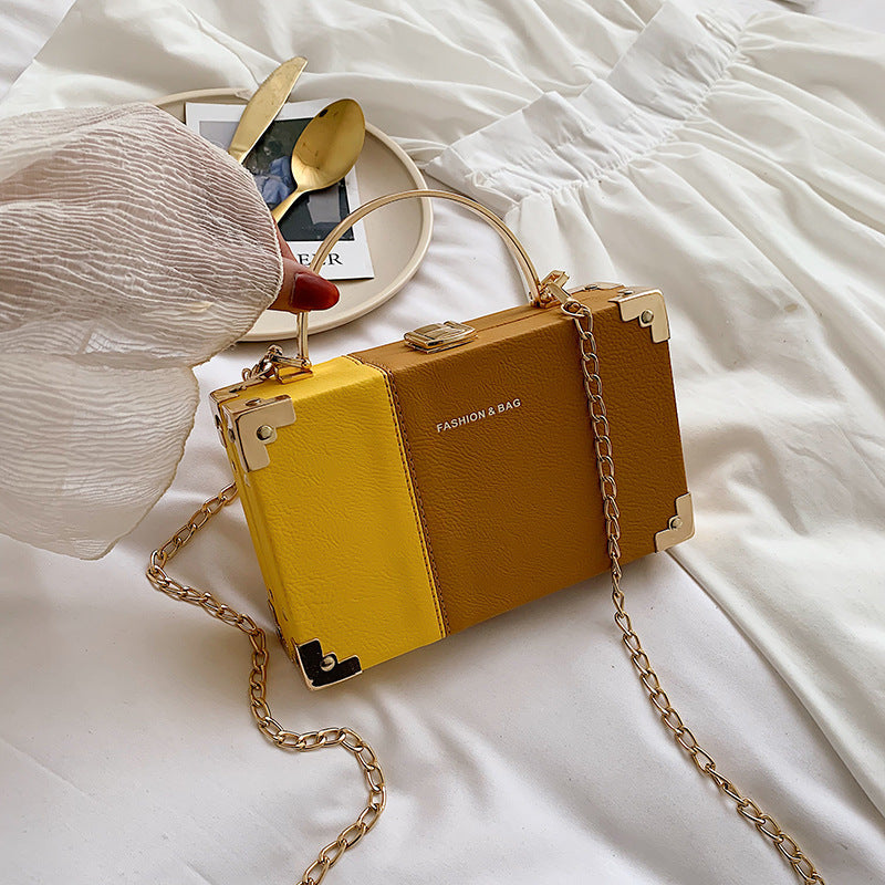 Korean Chain Shoulder Messenger Bag – Soulmate Streetwear | same ANTHEM. - Yellow