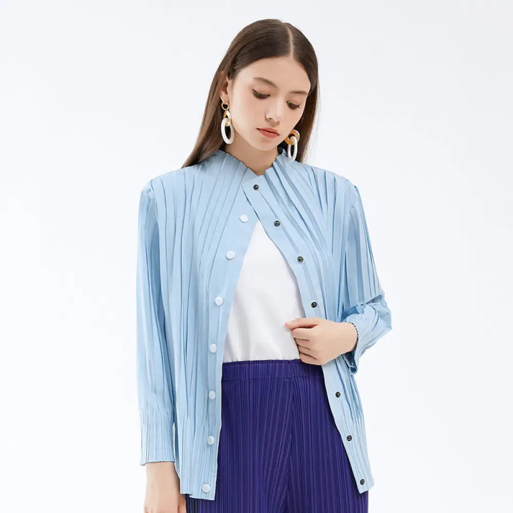 Korean High Neck Buckle Windbreaker – same ANTHEM. Soulmate Streetwear for Women