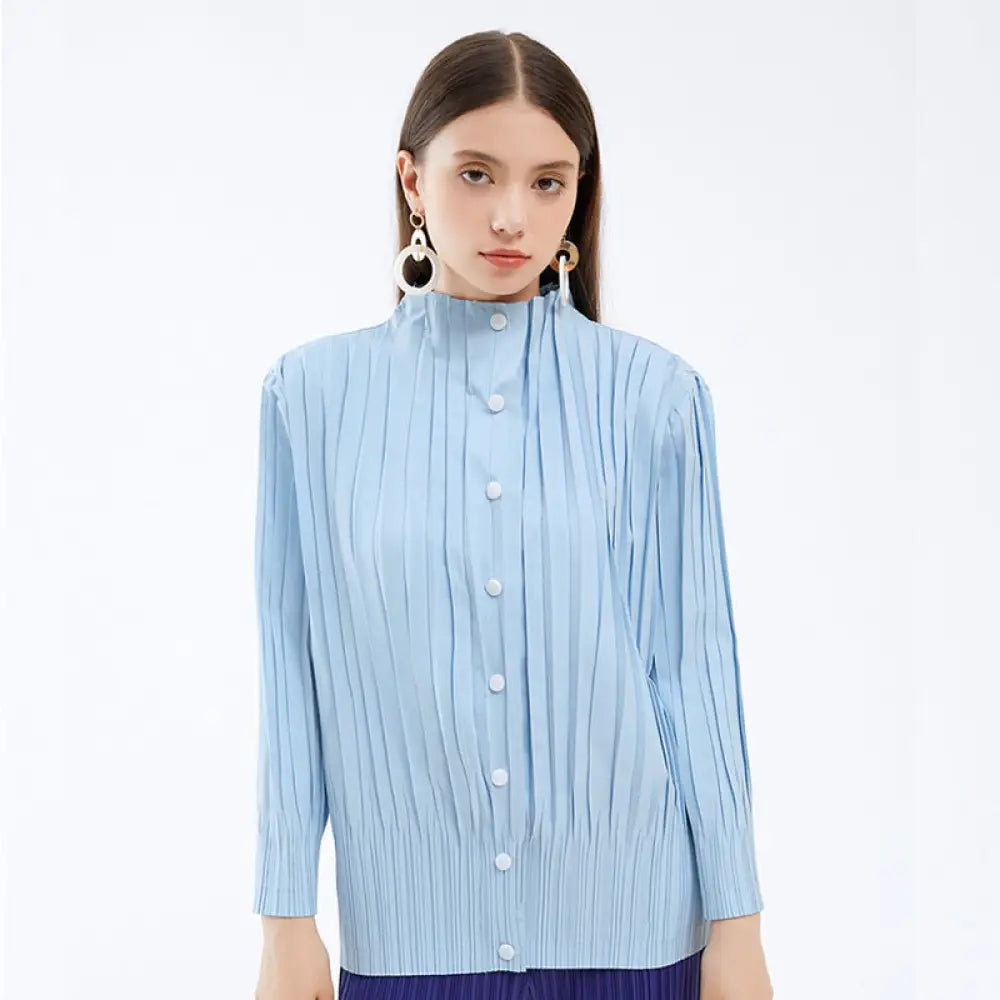 Korean High Neck Buckle Windbreaker – same ANTHEM. Soulmate Streetwear for Women