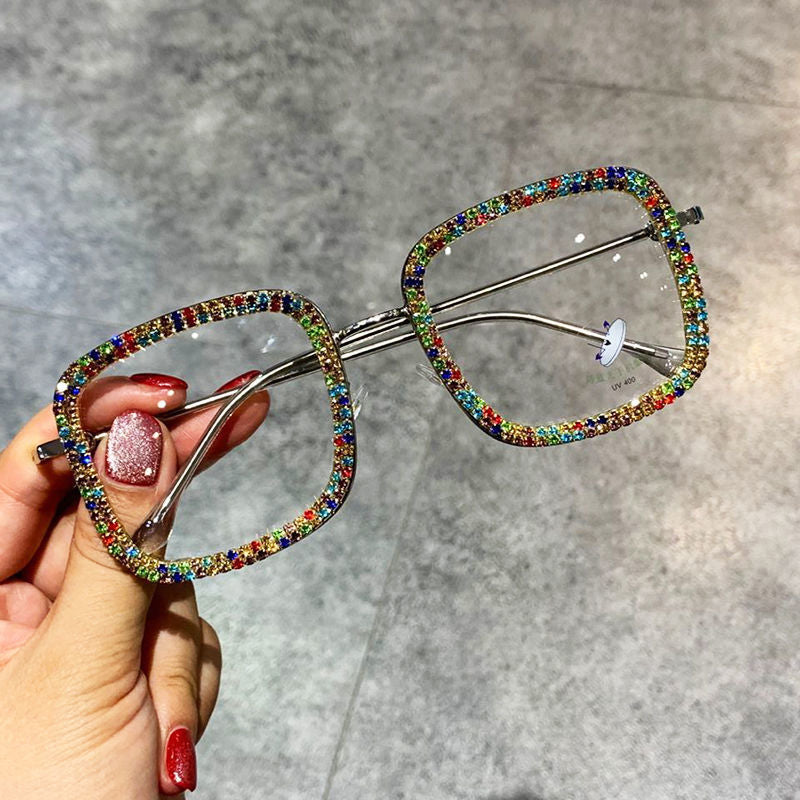 Korean Square Diamond Sunglasses | same ANTHEM. Soulmate Streetwear for Lovers Friends & Besties - Mixed colors