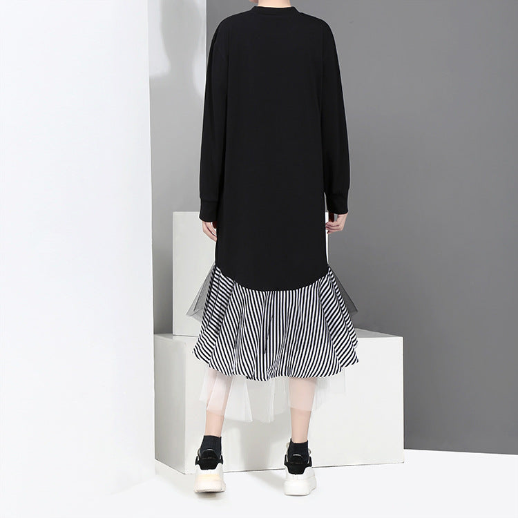 Korean Style Chiffon Autumn Dress – Romantic Streetwear | same ANTHEM