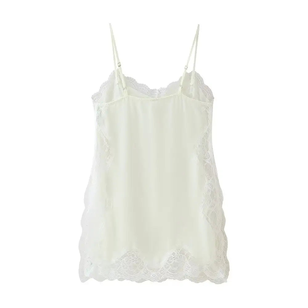 Lace Backless Split Camisole – Nostalgic Soulwear | same ANTHEM